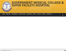 Tablet Screenshot of gmcazamgarh.com